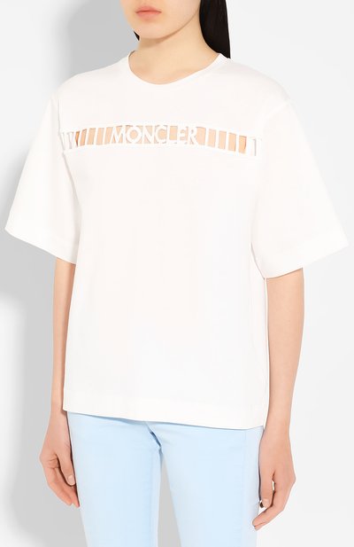 Хлопковая футболка MONCLER, арт. F1-093-8C751-00-V8102, фото 3