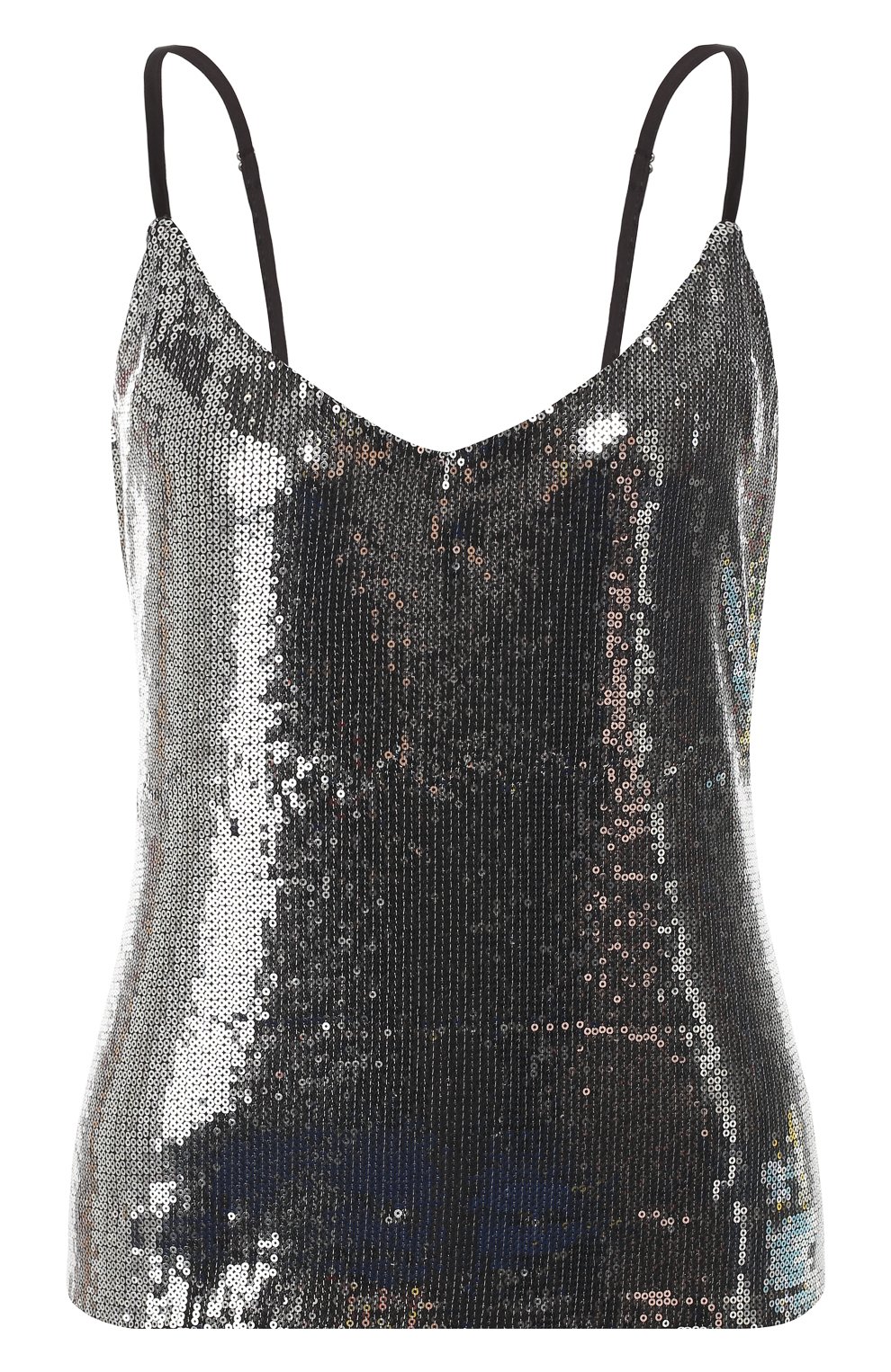 Топ с вышивкой пайетками RTA серебряного цвета по цене 49950 руб., арт. WH8238-7032MLTS, фото 1 Топ с вышивкой пайетками RTA, арт. WH8238-7032MLTS, фото 1