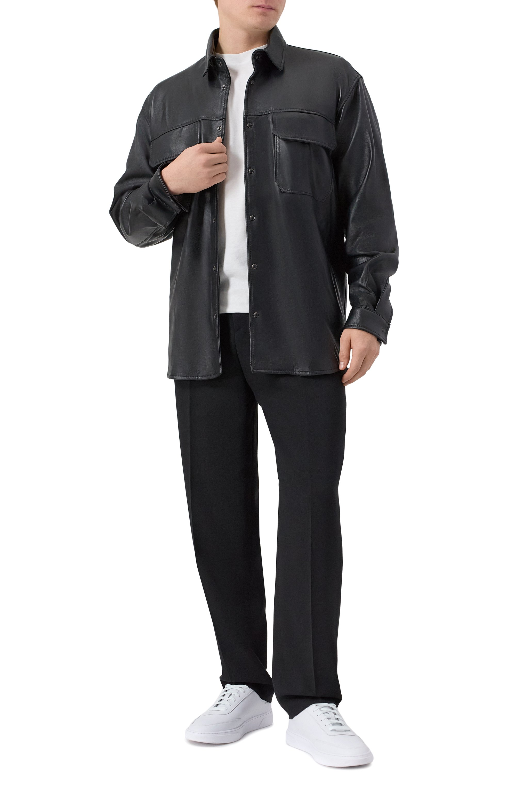 Кожаная рубашка ROADLESS, арт. RSS-L0S, фото 2