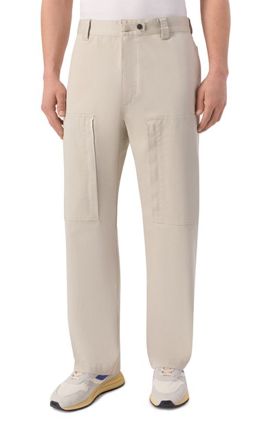 Хлопковые брюки PARAJUMPERS бежевого цвета по цене 38800 руб., арт. 26SM-PM PAH I03, фото 3 Хлопковые брюки PARAJUMPERS, арт. 26SM-PM PAH I03, фото 3