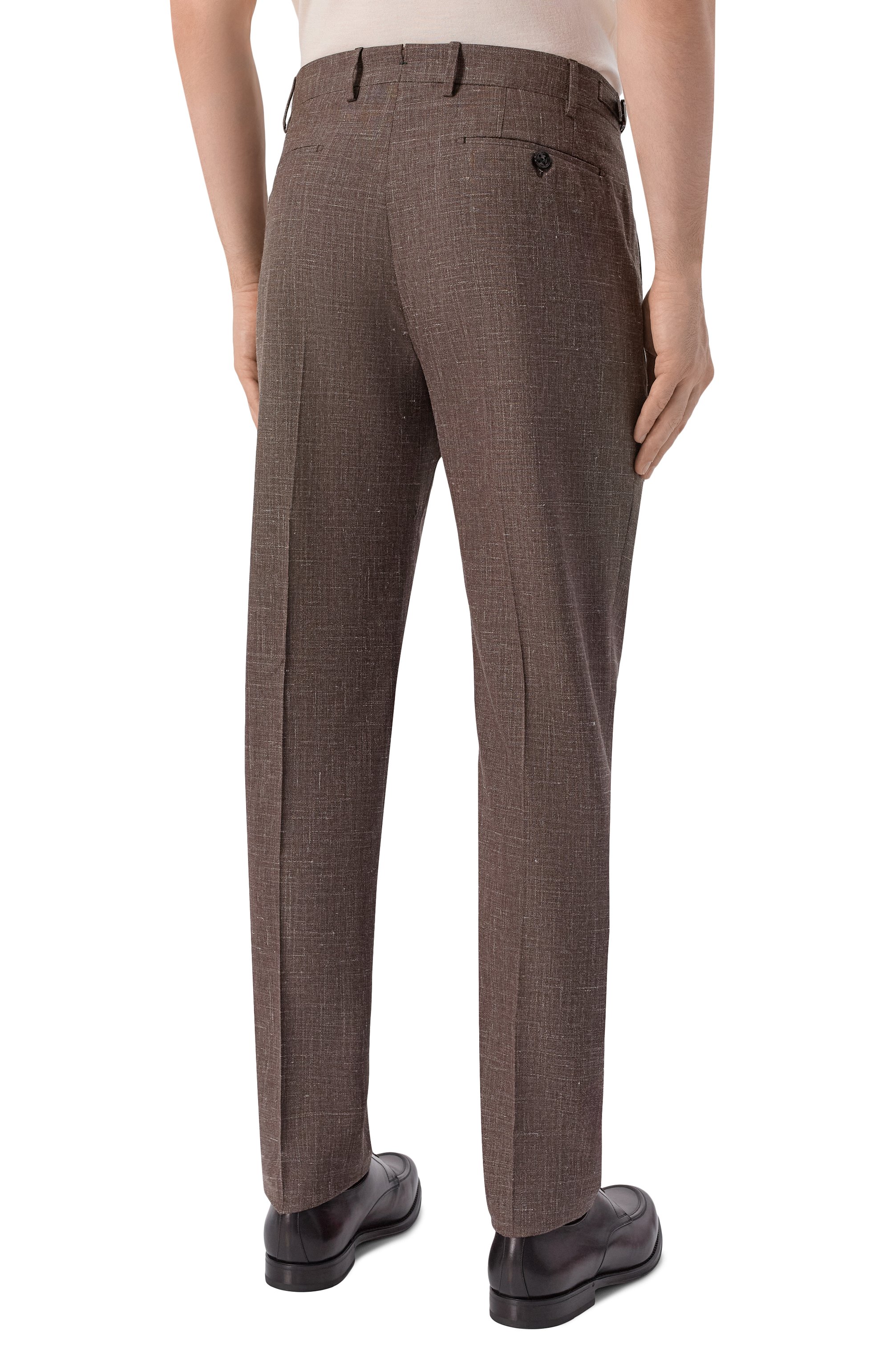 Брюки из шерсти и шелка BERWICH, арт. RETR0L0NG/MZ1230, фото 4