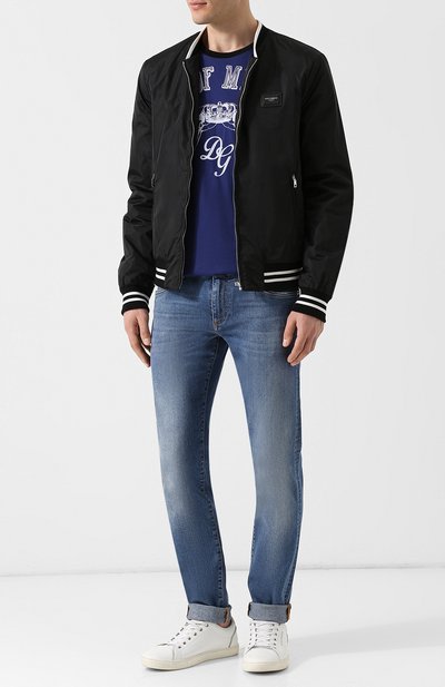 Бомбер на молнии с эластичными манжетами DOLCE & GABBANA, арт. G9LM4T/G700W, фото 2