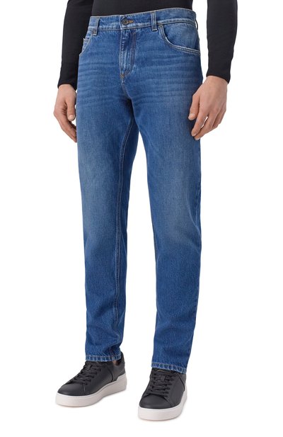 Джинсы regular DOLCE & GABBANA синего цвета по цене 85850 руб., арт. GYJCCD/G8NZ5, фото 3 Джинсы regular DOLCE & GABBANA, арт. GYJCCD/G8NZ5, фото 3