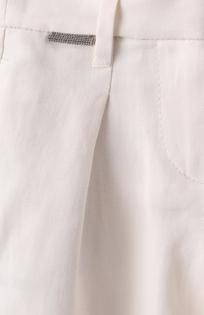 Брюки из вискозы и льна BRUNELLO CUCINELLI, арт. BH126P214A, фото 3