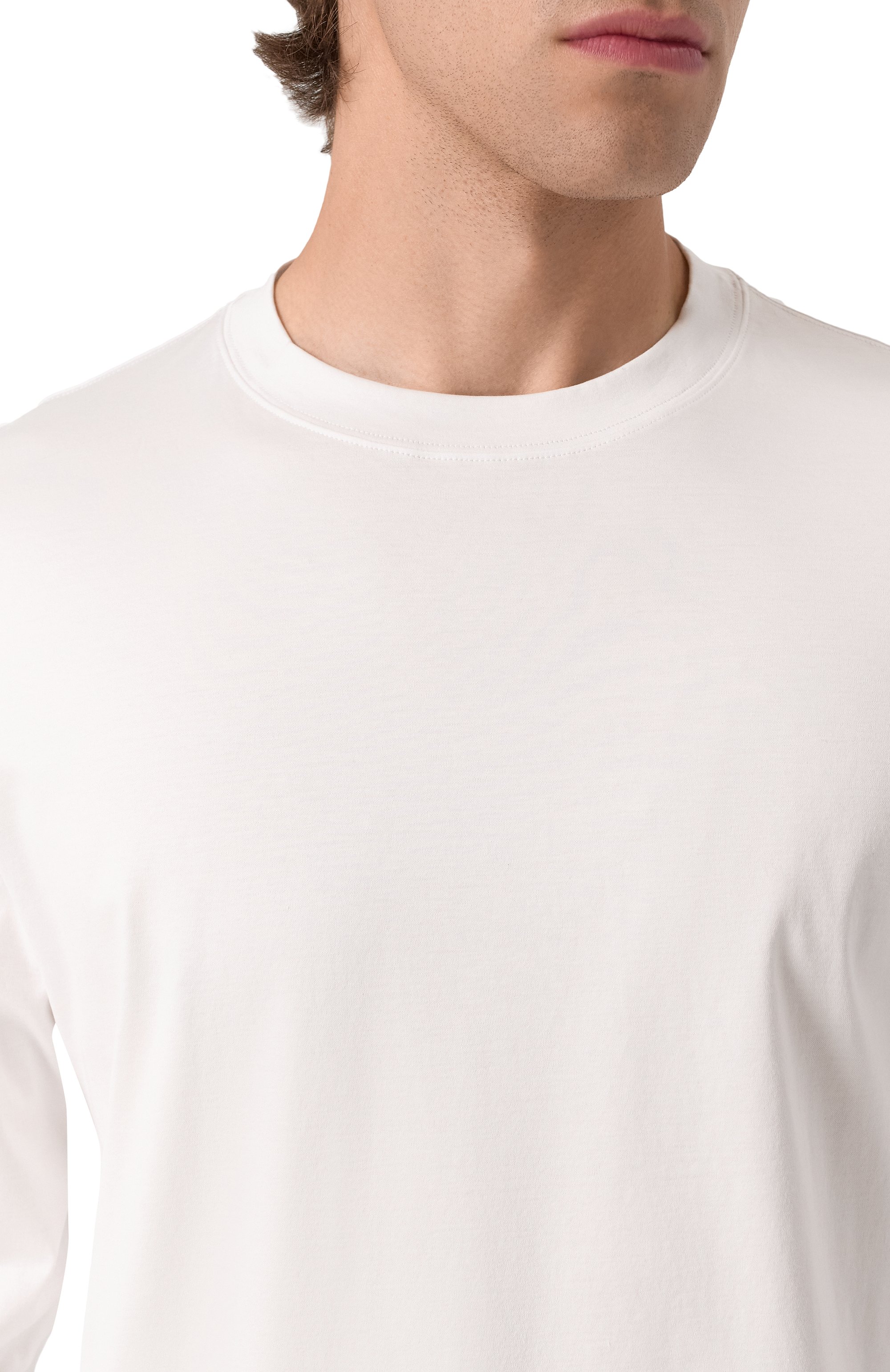 Хлопковый лонгслив BRUNELLO CUCINELLI, арт. M0B137407, фото 5