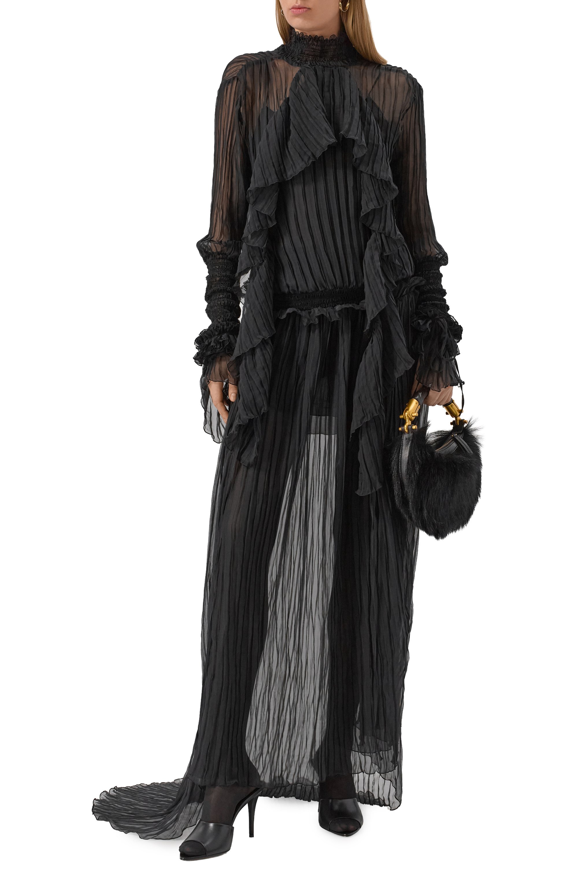 Шелковое платье BLUMARINE, арт. 4A327A, фото 2