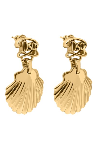 Серьги DSQUARED2 золотого цвета по цене 27050 руб., арт. ERW0210 37200001, фото 3 Серьги DSQUARED2, арт. ERW0210 37200001, фото 3