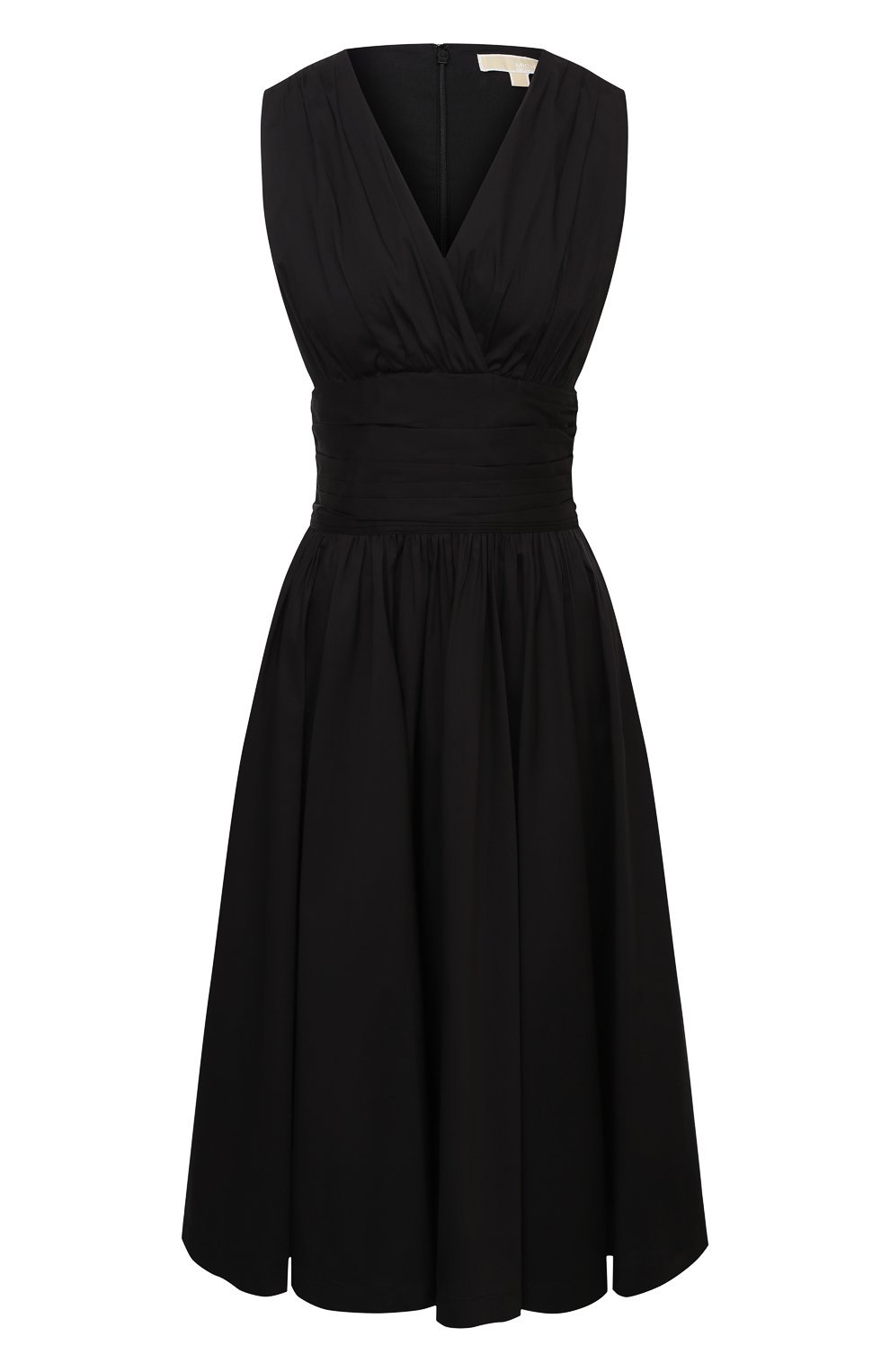 Хлопковое платье MICHAEL MICHAEL KORS черного цвета по цене 29950 руб., арт. MU08ZTFF4C, фото 1 Хлопковое платье MICHAEL MICHAEL KORS, арт. MU08ZTFF4C, фото 1