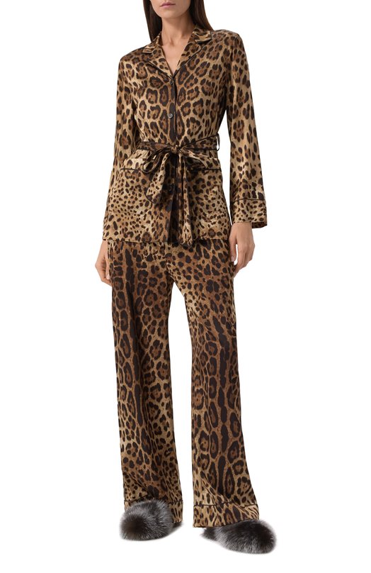 Меховые домашние туфли Enigma Black из соболя Black Sable BS-24M/EB Коричневый  BS-24M/EB Фото 2