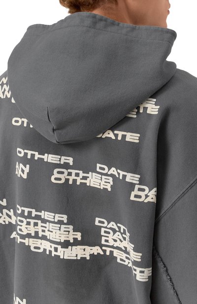 Хлопковая толстовка AN OTHER DATE темно-серого цвета по цене 36200 руб., арт. F50DMAZH058, фото 5 Хлопковая толстовка AN OTHER DATE, арт. F50DMAZH058, фото 5