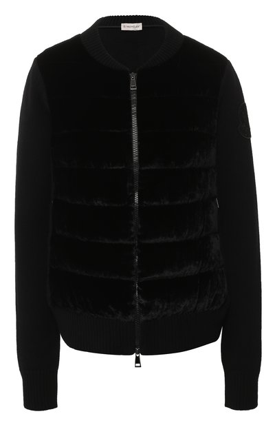 Женский бомбер из смеси шерсти и кашемира MONCLER, арт. D2-093-94908-00-948AE