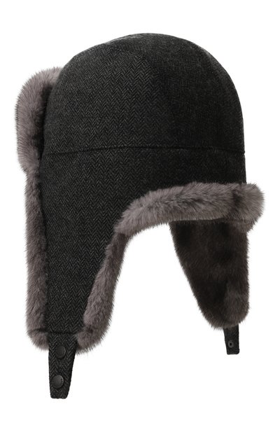 Шапка-ушанка с отделкой из меха норки VICTORIA KUSENKOVA, арт. 338700644159, фото 3