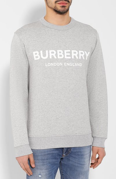 Хлопковый свитшот BURBERRY, арт. 8009505, фото 3