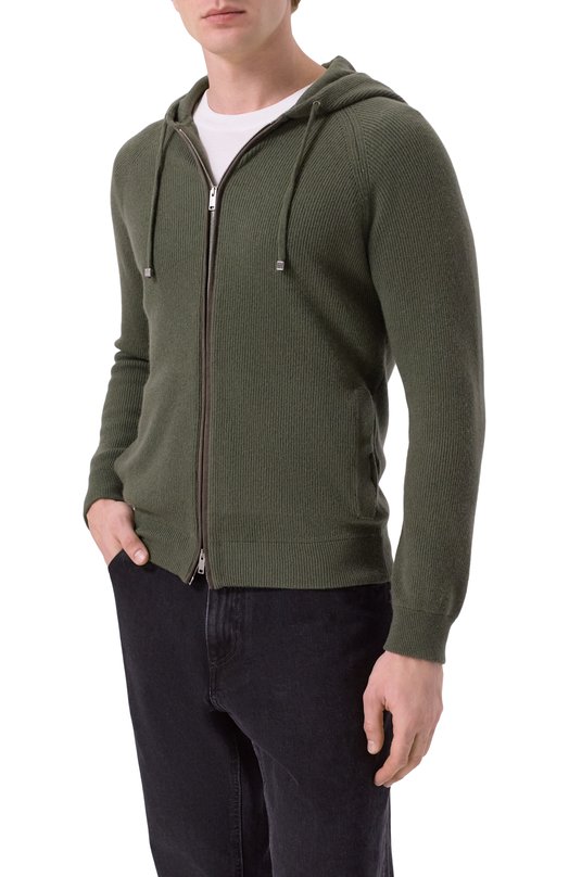 Кашемировый кардиган MVST M25.1PM.K010 Зелёный  M25.1PM.K010 Фото 3