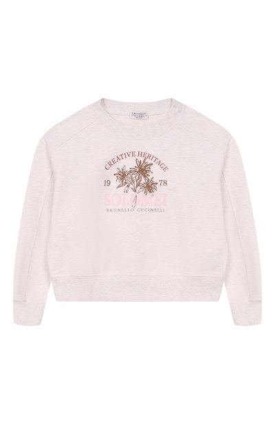 Хлопковый свитшот BRUNELLO CUCINELLI, арт. BH827E305A