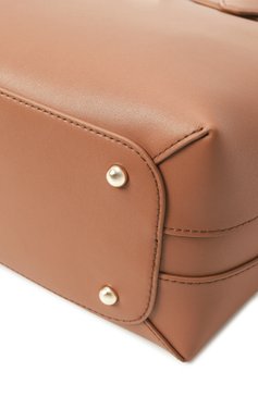 Женская сумка-тоут furla goccia FURLA бежевого цвета, арт. WB01497/BX3104 | Фото 3 (Материал: Текстиль, Натуральная кожа; Драгоценные камни: Проставлено; Размер: large; Материал сплава: Проставлено)