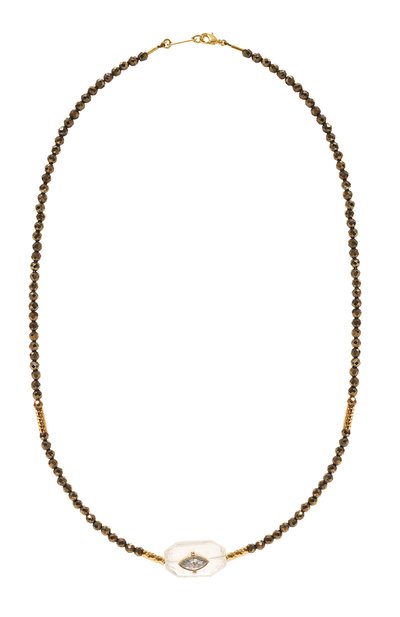 Женское колье HANKA_IN, арт. INS-CH-PYR-CRR-CZ-1M