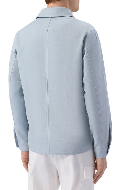 Куртка-рубашка изо льна и хлопка GRAN SASSO, арт. 78174/57000, фото 4