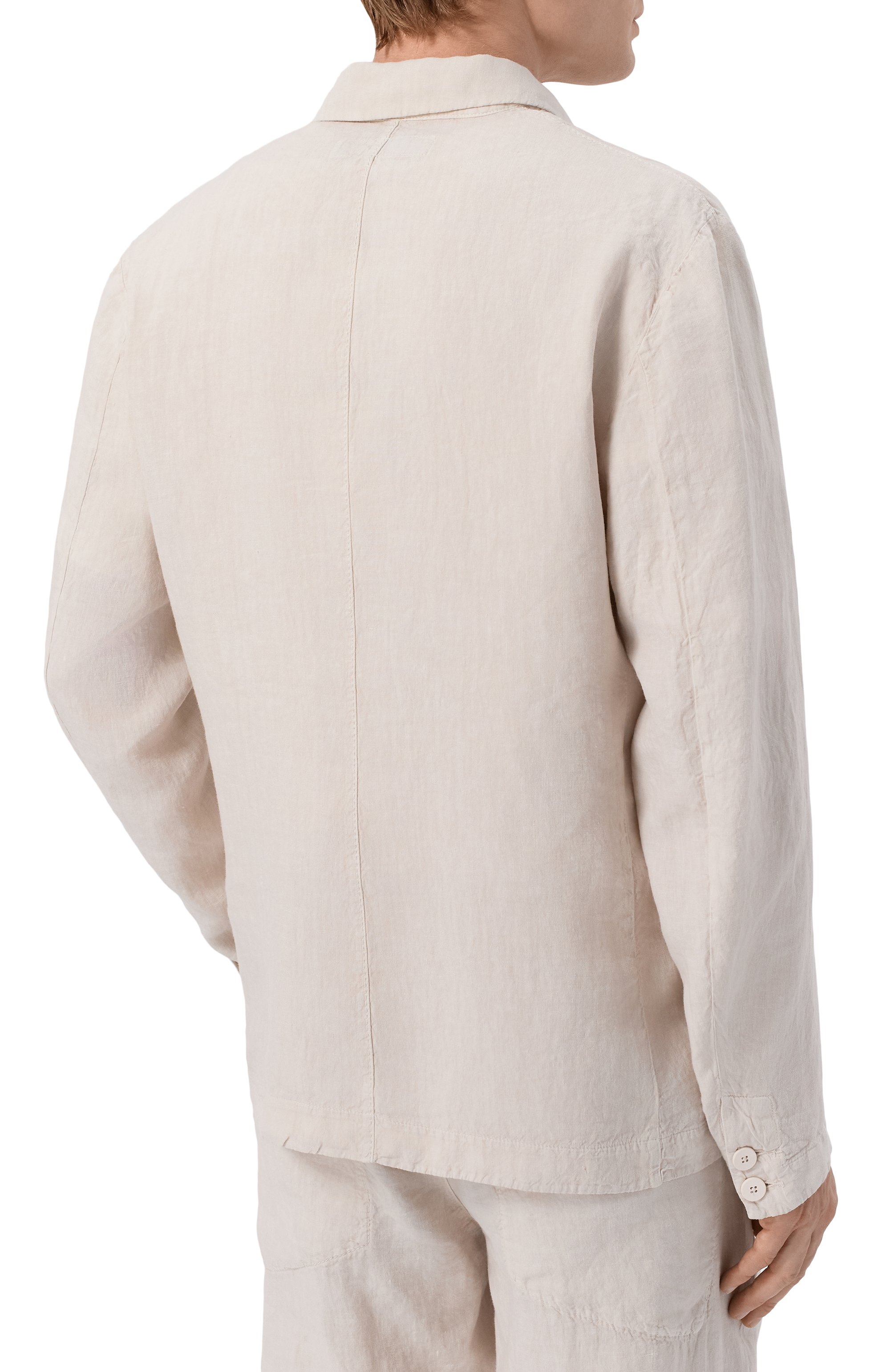 Льняной пиджак TRANSIT, арт. CFUTRCD133, фото 4