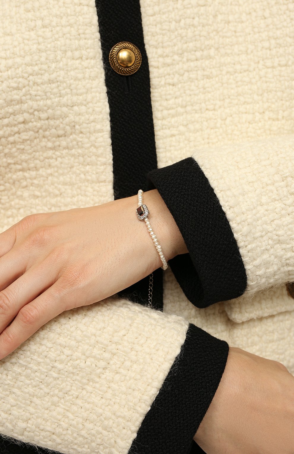 Браслет из жемчуга с гранатом SECRETS JEWELRY, арт. БЖГС400133, фото 2