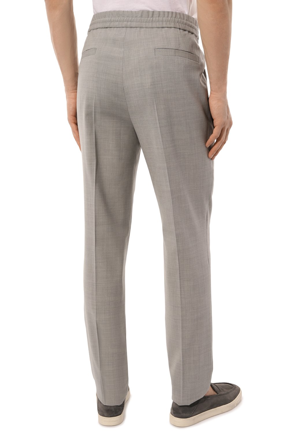 Шерстяные брюки BRUNELLO CUCINELLI, арт. MH244B2032, фото 4