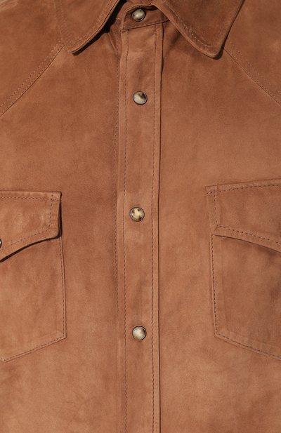 Замшевая рубашка BRUNELLO CUCINELLI, арт. MPCLB1721, фото 5