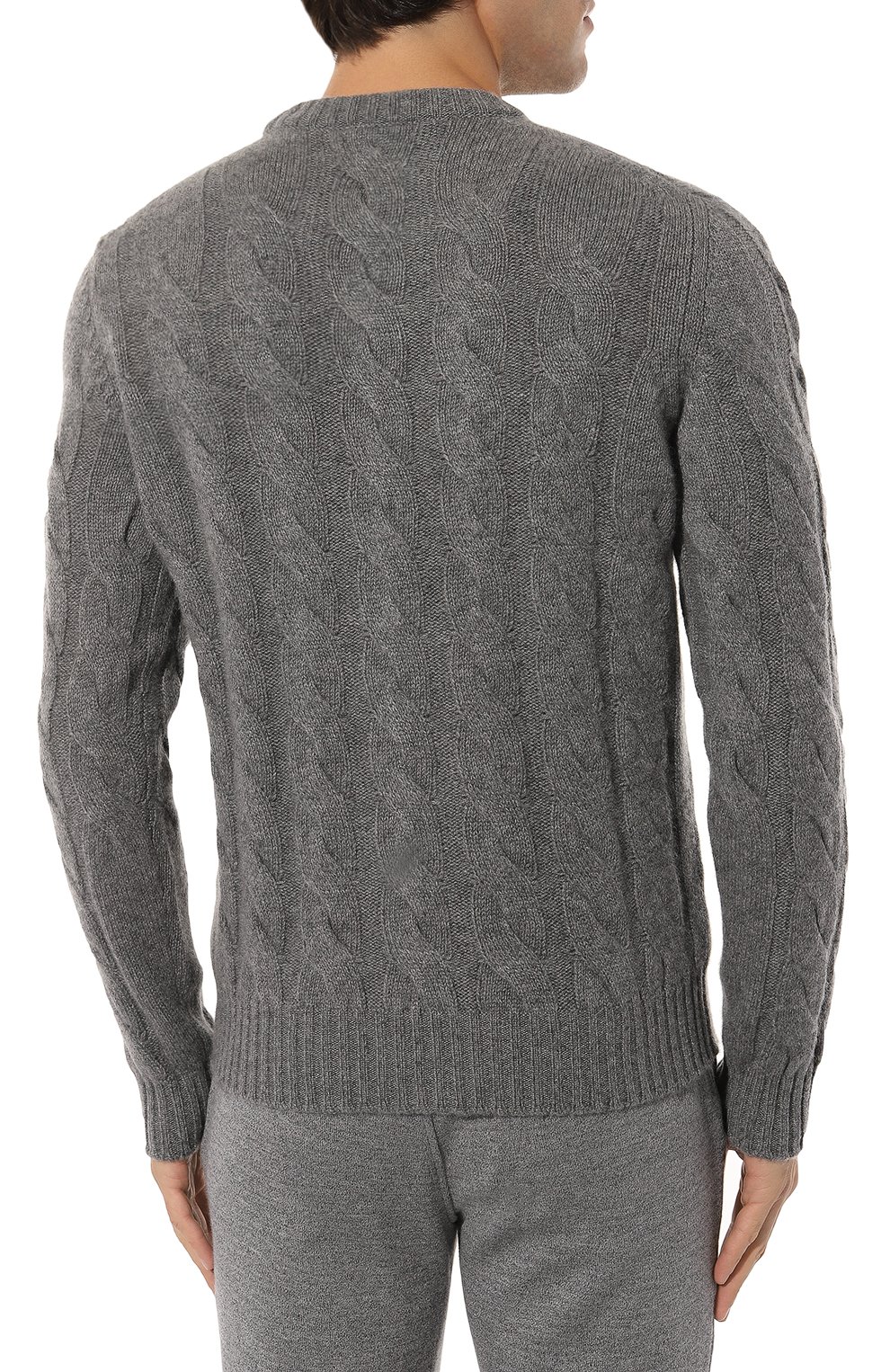 Кашемировый свитер STEFANO RICCI серого цвета по цене 247500 руб., арт. K606274G01/F23406, фото 4 Кашемировый свитер STEFANO RICCI, арт. K606274G01/F23406, фото 4