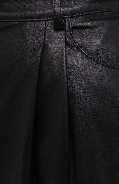 Кожаные брюки DOLCE & GABBANA черного цвета по цене 212000 руб., арт. FTBYGL/HULJ7, фото 5 Кожаные брюки DOLCE & GABBANA, арт. FTBYGL/HULJ7, фото 5