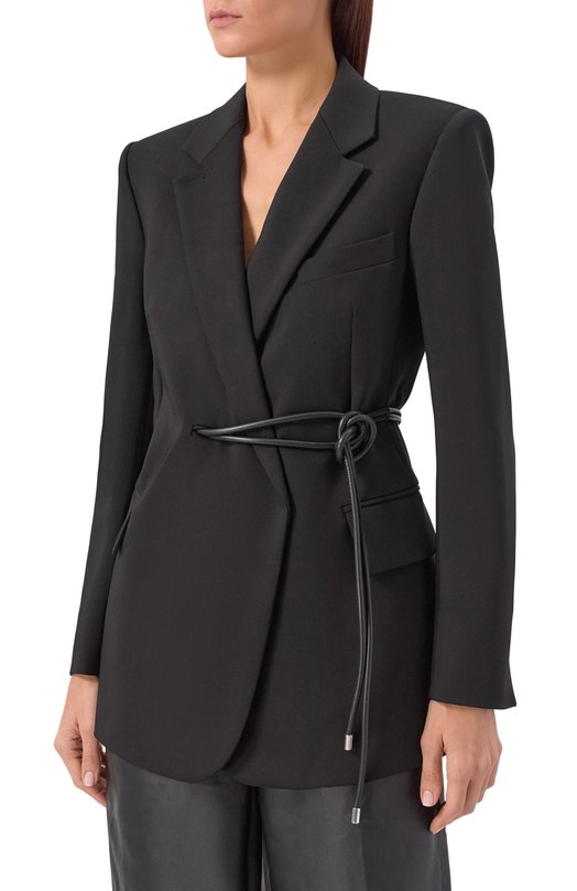Жакет из вискозы Sportmax GLASSA Чёрный  GLASSA Фото 3