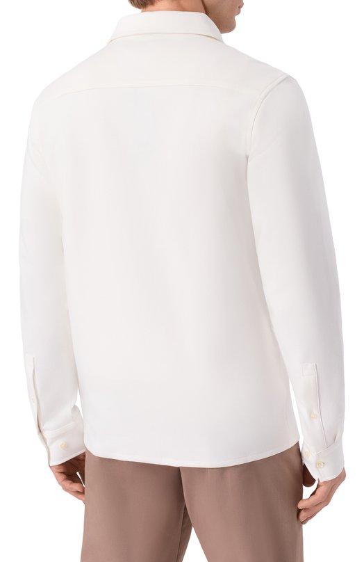 Хлопковая рубашка Bogner 58171046 Белый  58171046 Фото 4