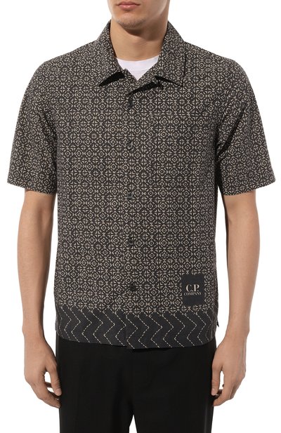 Хлопковая рубашка C.P. COMPANY, арт. 16CMSH280A110098P, фото 3