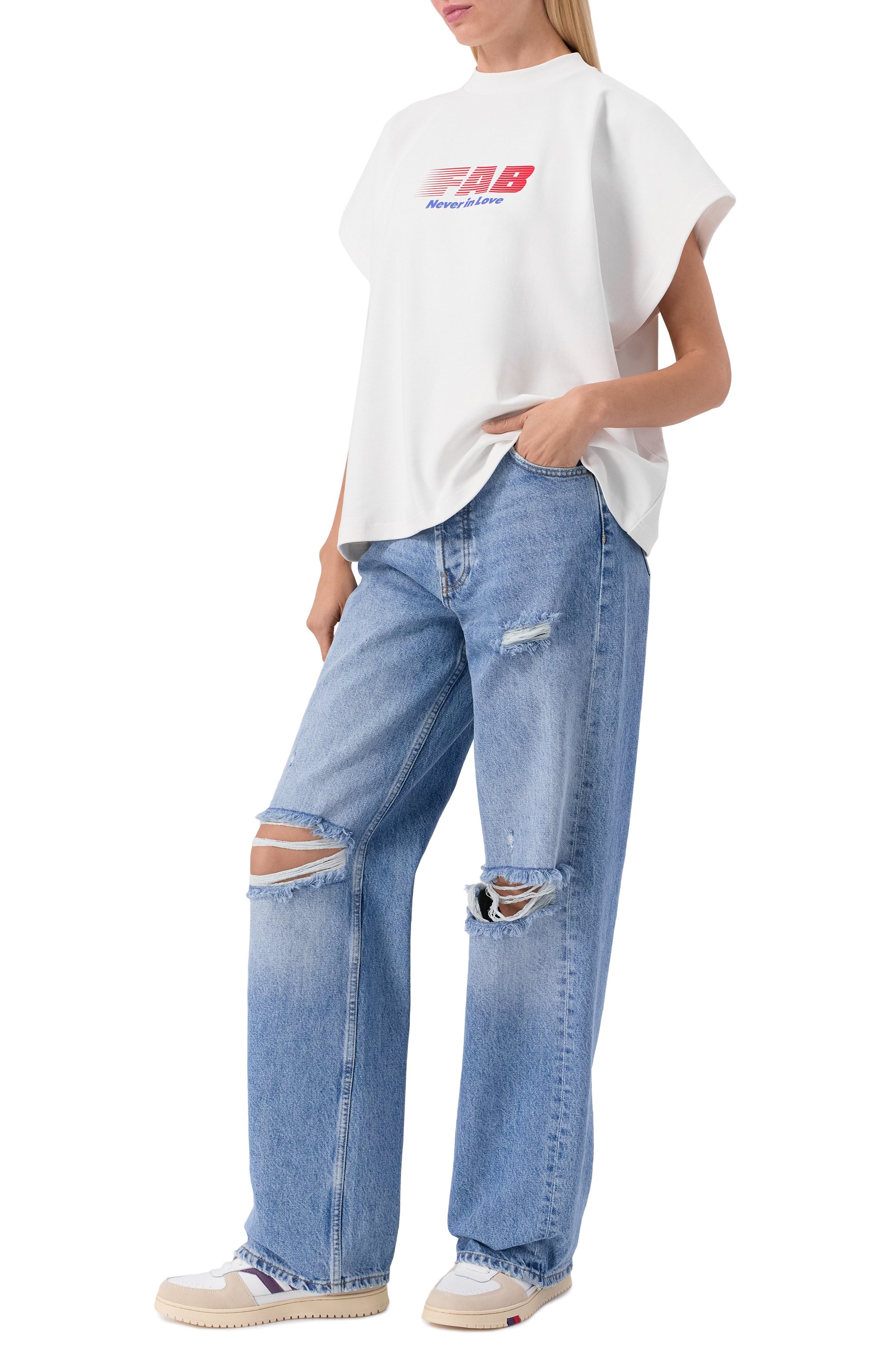 Хлопковая футболка SSHEENA, арт. 25FWTANYE/TF25015, фото 2