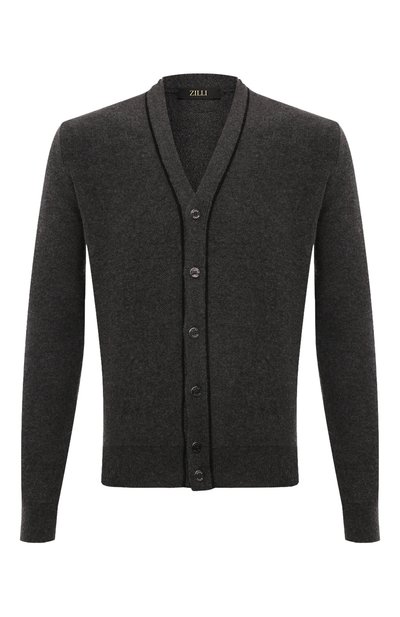 Мужской кардиган из шерсти и кашемира ZILLI, арт. KCA001M0223VTRI00