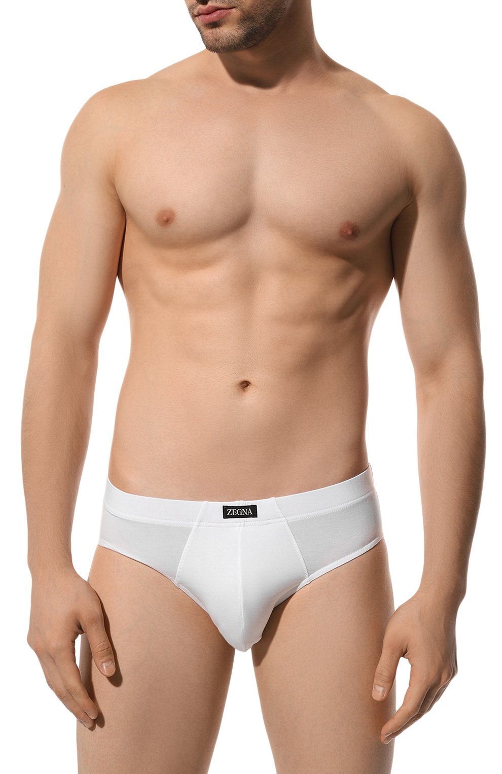 Брифы ZEGNA белого цвета по цене 10500 руб., арт. N2L61/010, фото 2 Брифы ZEGNA, арт. N2L61/010, фото 2