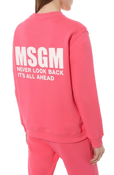 Хлопковый свитшот MSGM, арт. 3441MDM103 237000, фото 4