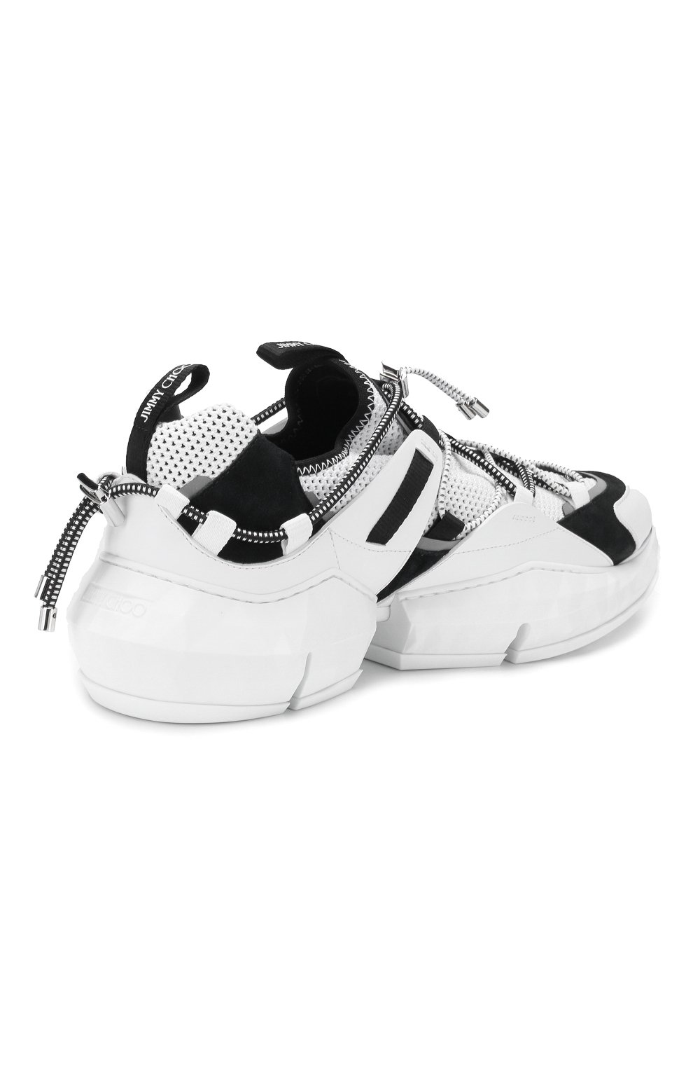 Комбинированные кроссовки JIMMY CHOO, арт. DIAM0ND/TRAIL/M, фото 4