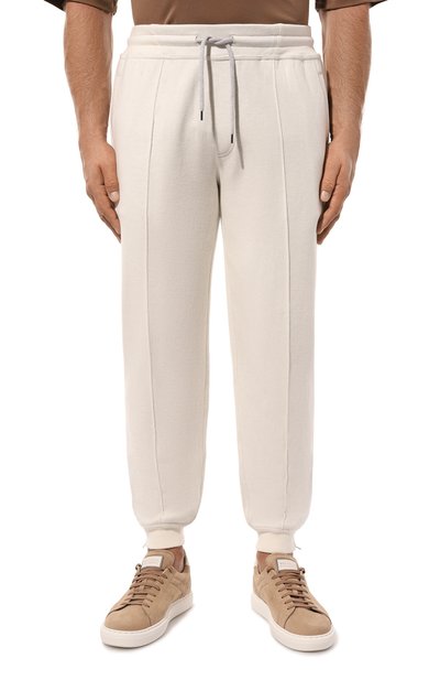 Джоггеры из кашемира и хлопка BRUNELLO CUCINELLI, арт. MM8323263G, фото 3