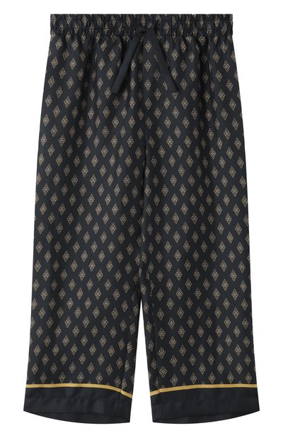 Шелковые брюки DOLCE & GABBANA, арт. L44P25/HI1VL/2-6