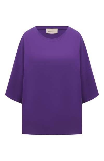 Женская хлопковая футболка ALEXANDRE VAUTHIER, арт. 212TS1400B 1229B-204