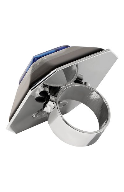 Кольцо GIORGIO ARMANI синего цвета по цене 79950 руб., арт. 61M710 2F070, фото 3 Кольцо GIORGIO ARMANI, арт. 61M710 2F070, фото 3