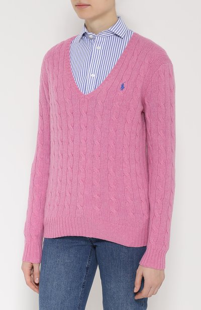 Пуловер фактурной вязки с v-образным вырезом POLO RALPH LAUREN, арт. V39/I0KMB/W9704, фото 3