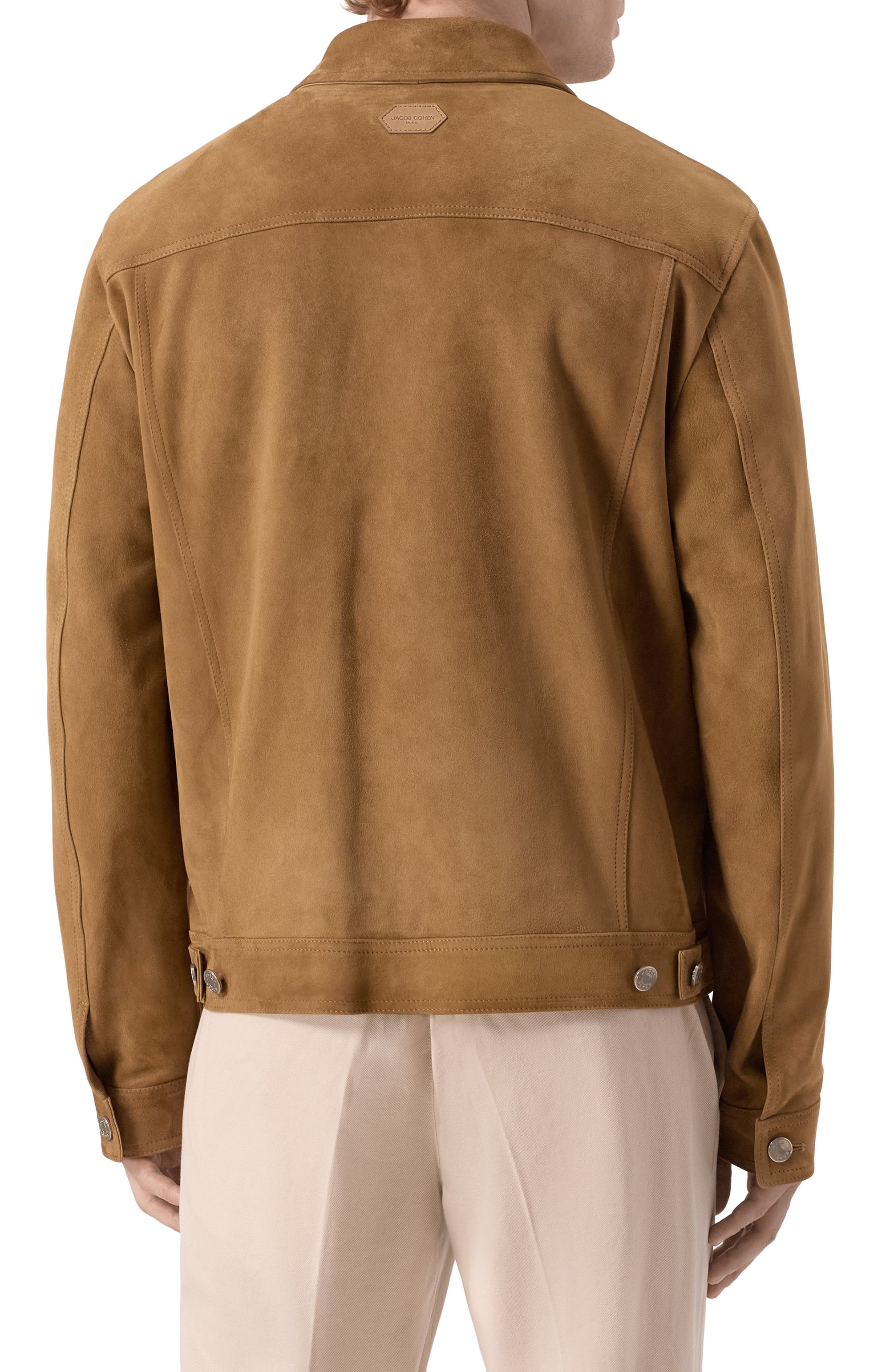 Замшевая куртка JACOB COHEN, арт. 25E P/JUM_H0079 00G D1358 RW, фото 4