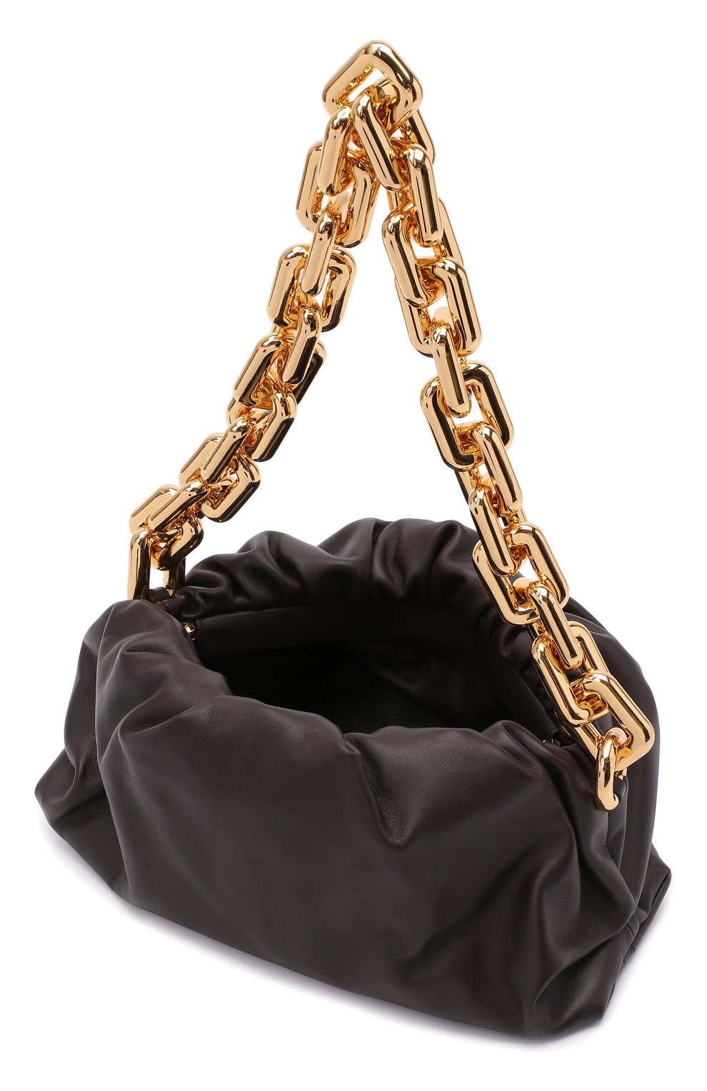 Сумка chain pouch BOTTEGA VENETA темно-коричневого цвета по цене 287000 руб., арт. 620230/VCP40, фото 5 Сумка chain pouch BOTTEGA VENETA, арт. 620230/VCP40, фото 5
