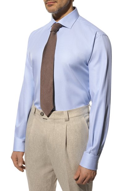 Хлопковая сорочка BRIONI, арт. RCL40U/P104B, фото 4