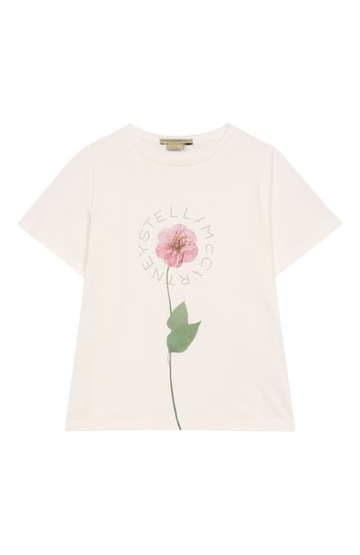Хлопковая футболка STELLA MCCARTNEY, арт. TW8C41