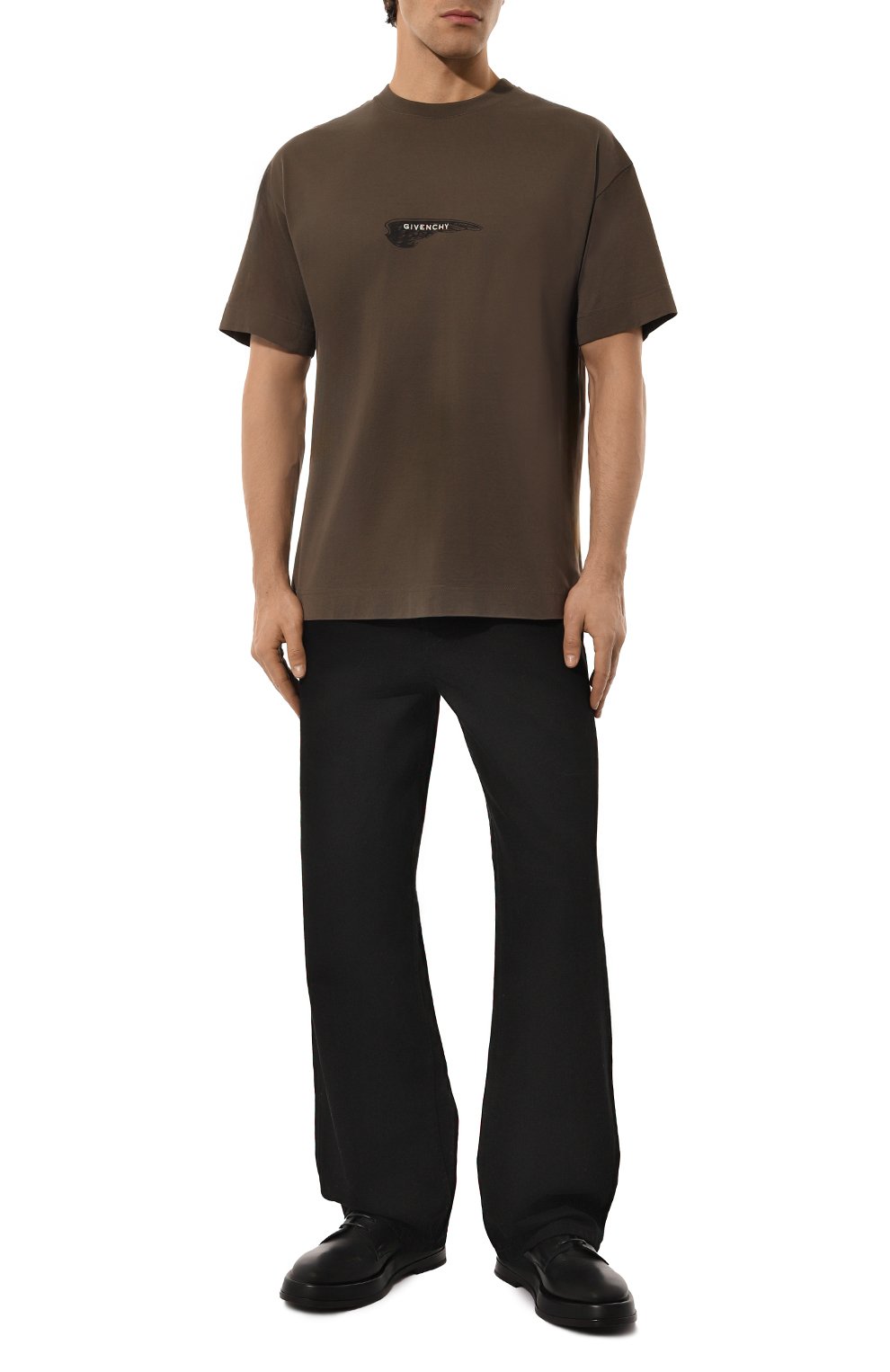 Хлопковая футболка GIVENCHY, арт. BM71JA3YN1, фото 2