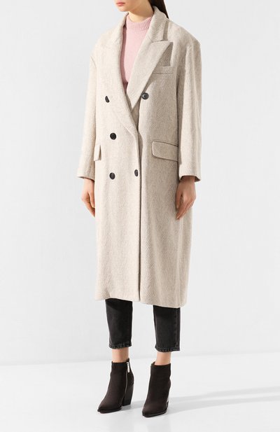 Шерстяное пальто ISABEL MARANT ETOILE, арт. MA0699-20P008E/0JIMA, фото 3