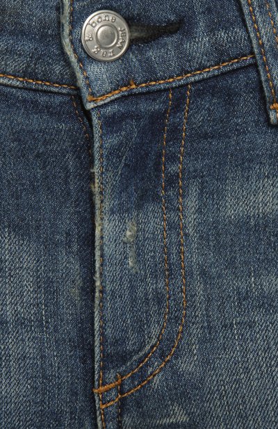 Джинсы RAG AND BONE голубого цвета по цене 21950 руб., арт. W1502K520/DESTR0YED, фото 3 Джинсы RAG AND BONE, арт. W1502K520/DESTR0YED, фото 3