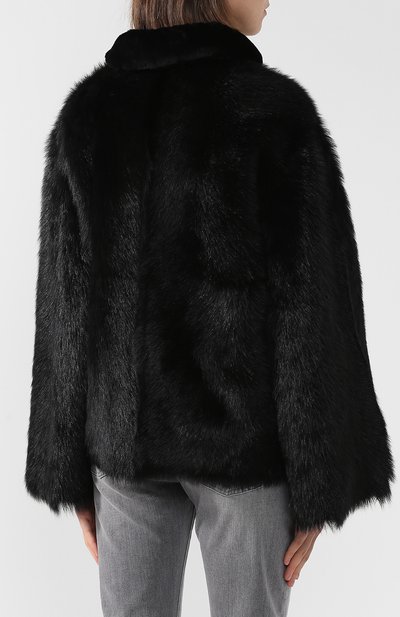 Укороченная шуба из овчины GIORGIO ARMANI, арт. 1AB01P/1AP01, фото 4