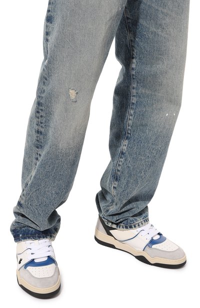 Кожаные кеды spiker DSQUARED2, арт. SNM0315/01606243, фото 3